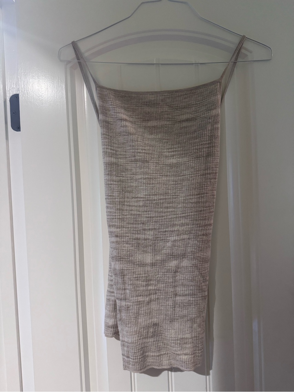 Banana Republic Light Beige Ribbed Knit Top, Women’s XL